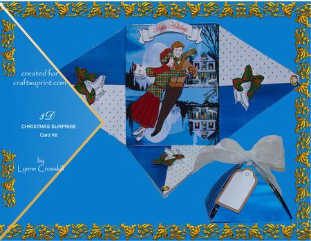 Skaters Waltz 'christmas Surprise' Card Kit