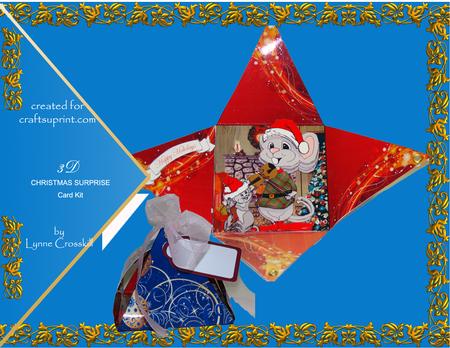 Christmas Mouse 'christmas Surprise' Card Kit