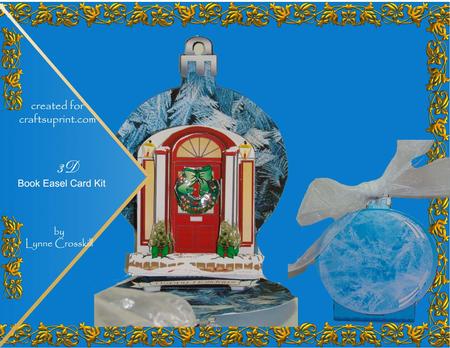 Christmas Door Ball Decoration Card Kit