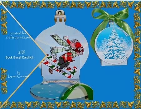 Whee Here Comes Christmas! Ball Decoration Card Kit