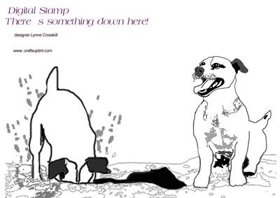 I Know There is Something There! Digital Stamp