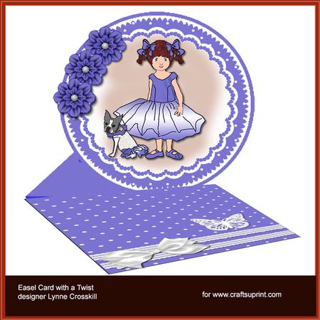 Dance Recital Easel with a Twist Card Kit