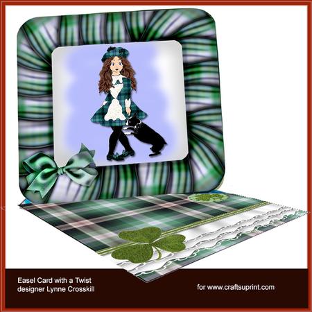 Irish Dance Easel with a Twist Card Kit