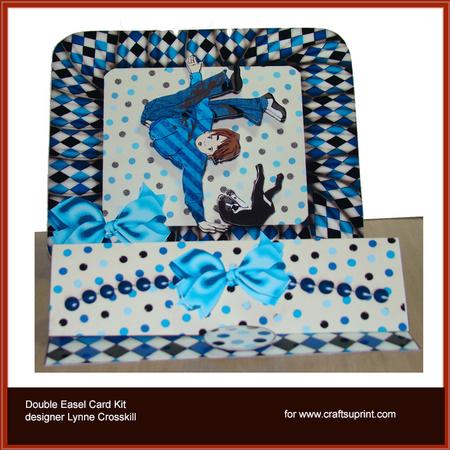 Hip Hop Dancer Double Easel Card Kit