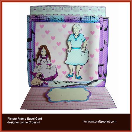 Grandma's Jig Picture Frame 3D Easel Card