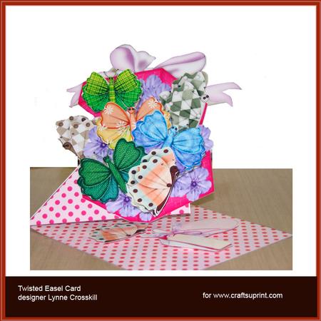 A Box of Butterflies, Twisted Easel Card