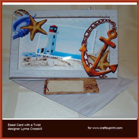 Anchors Away "over the Edge" Easel Card