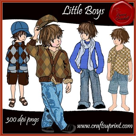 Boys Will Be Boys Clip Art