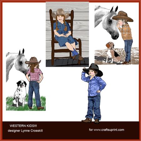 Western Kids Clip Art