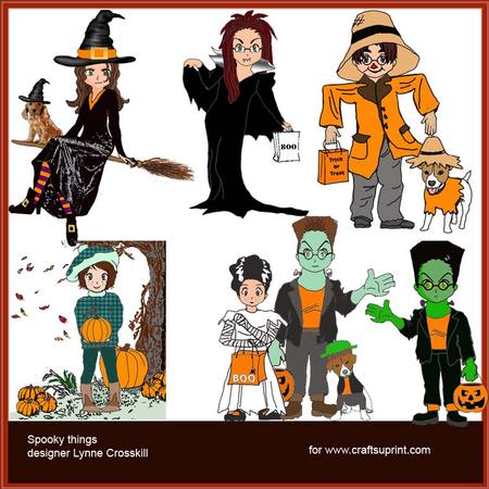 Happy Halloween - Spooky Things Clip Art