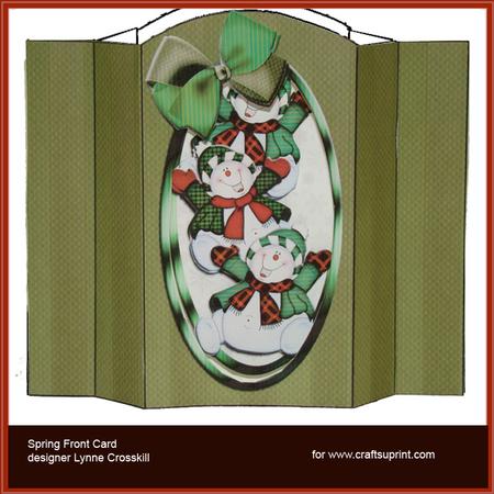 Happy Snowmen Spring Front Card