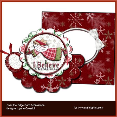 I Believe Over the Edge Card & Envelope