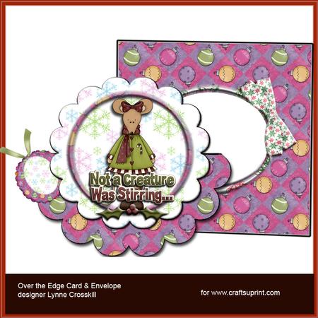 Not a Creature Was Stirring Over the Edge Card & Envelope