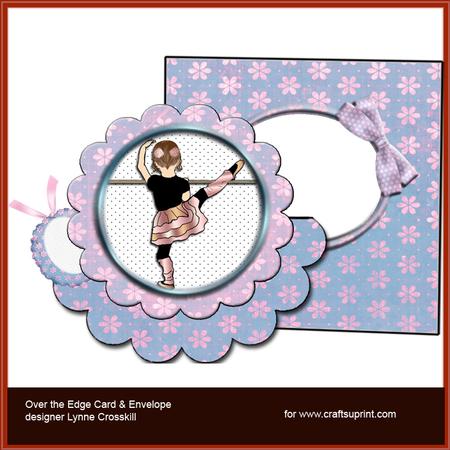 Raising the Bar Over the Edge Card & Envelope