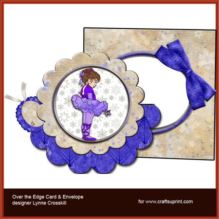 Fairy in Waiting Over the Edge Card & Envelope