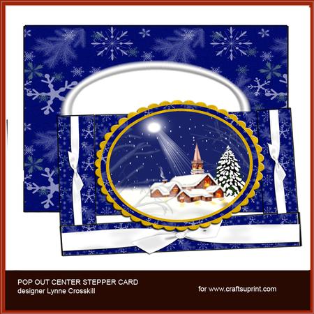 Christmas Morn Center Stepper Pop Out & Envelope