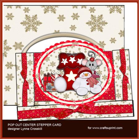A Child's Christmas Center Stepper Pop Out & Envelope