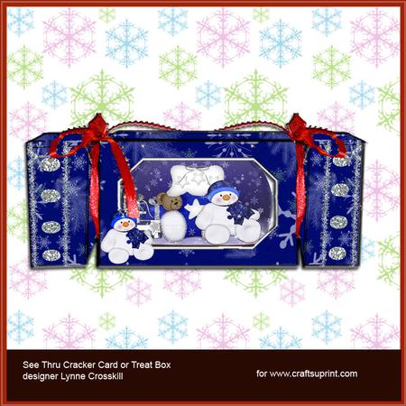 A Child's Christmas See-thru Cracker Card