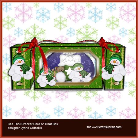 A Child's Christmas See-thru Cracker Card