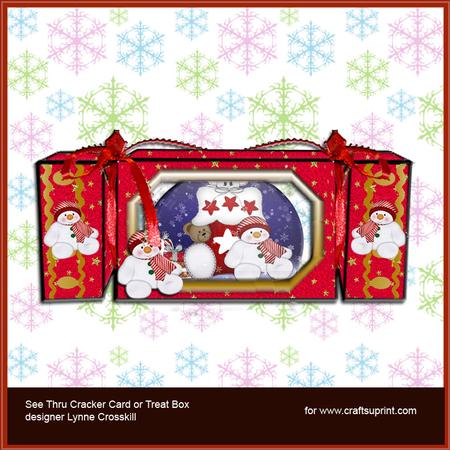 A Child's Christmas See-thru Cracker Card