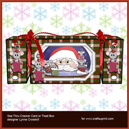 A Mouse's Christmas See-thru Cracker Card