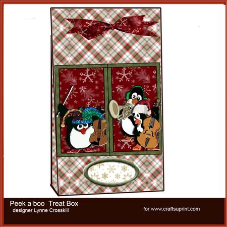 Penguin Concert Peekaboo Treat Bag