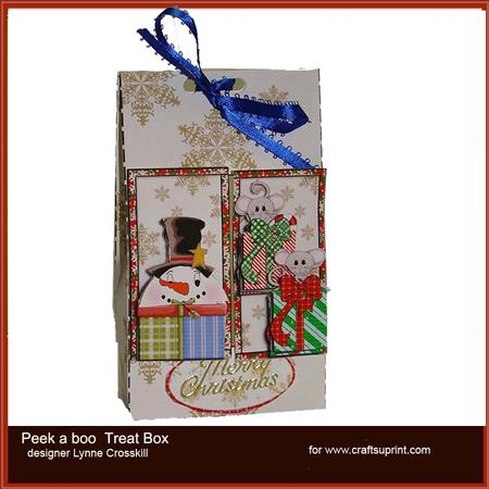 Christmas Surprise Peekaboo Treat Bag