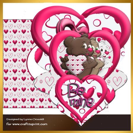 A Beary Happy Valentine Triple Easel Card Kit & Envelope