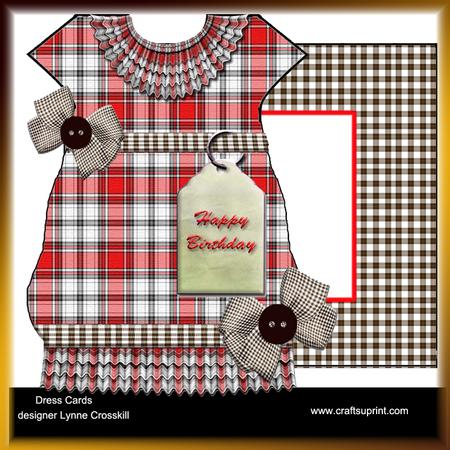 Birthday Dress Card & Envelope