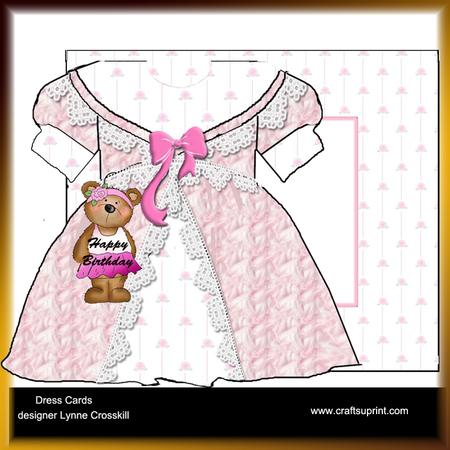 Pretty in Pink Dress Card & Envelope