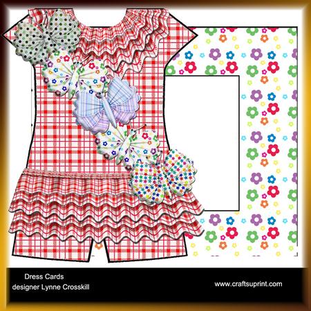 Butterfly Dress Card & Envelope