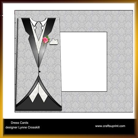 Groom's Wedding Suit2 Card & Envelope