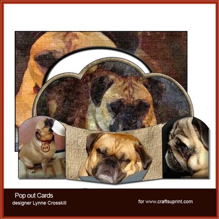 My Favorite Pug Pop Out Card & Envelope