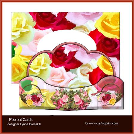 Roses & More Roses Pop Out Card & Envelope