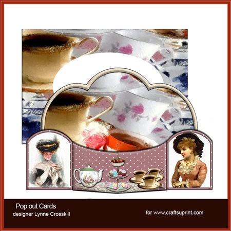 Have a Cuppa Pop Out Card & Envelope