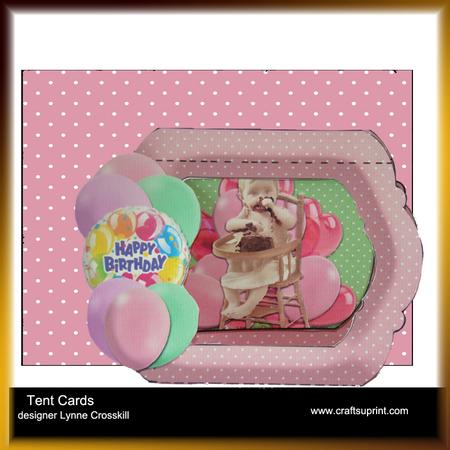 Happy Birthday Little One Swinging Tent Card