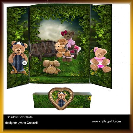 Teddy Bear Fun Box Card with Matching Band.