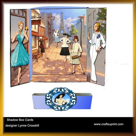Paris Fashion Box Card with Matching Band