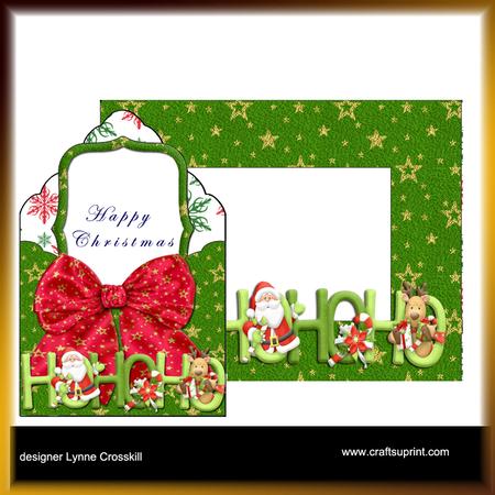 Ho Ho Ho Envelope Card Kit & Envelope