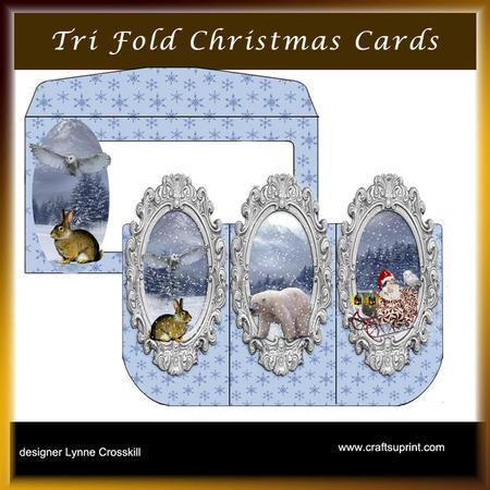 Sleigh Ride 3D Tri-fold Card & Envelope