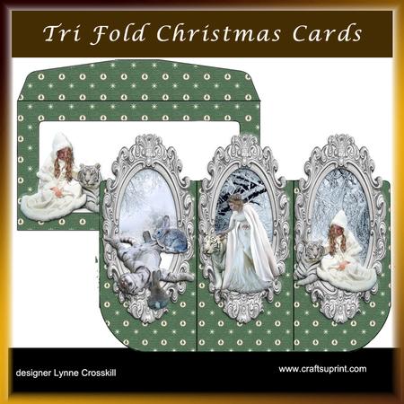 Christmas Delights 3D Tri-fold Card & Envelope