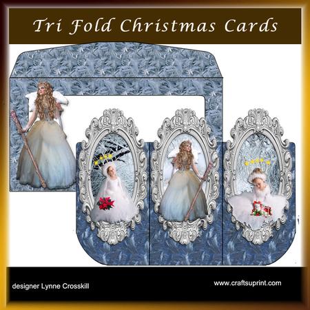 Ice Queen 3D Tri-fold Card & Envelope
