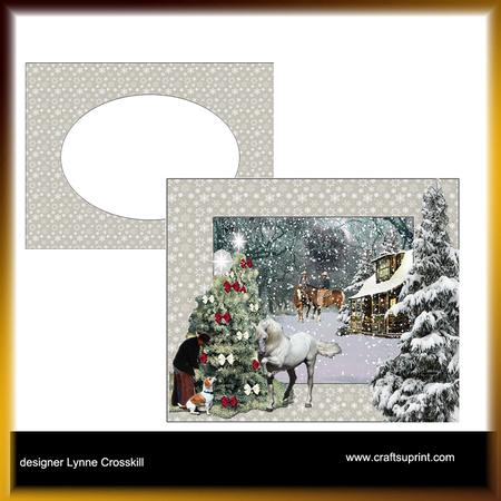 A Country Christmas 3D Card & Envelope