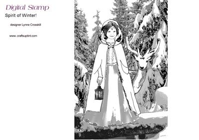 Spirit of Winter Digital Stamp