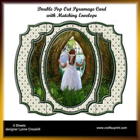 The Peek Double Pop Out Pyramage Card