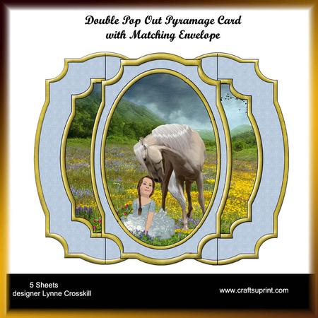 Best Friends Double Pop Out Pyramage Card