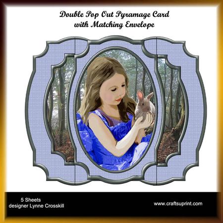 Sweet Spring Double Pop Out Pyramage Card