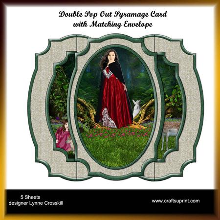 In the Woods Double Pop Out Pyramage Card