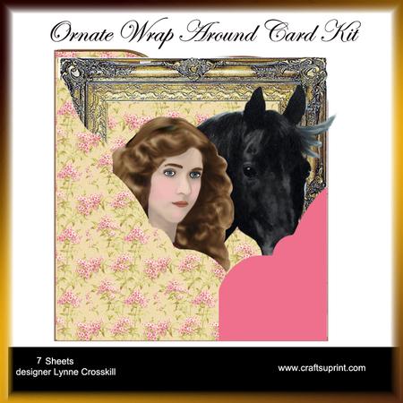 Black Beauty Wrap Around Gate Fold Card Kit
