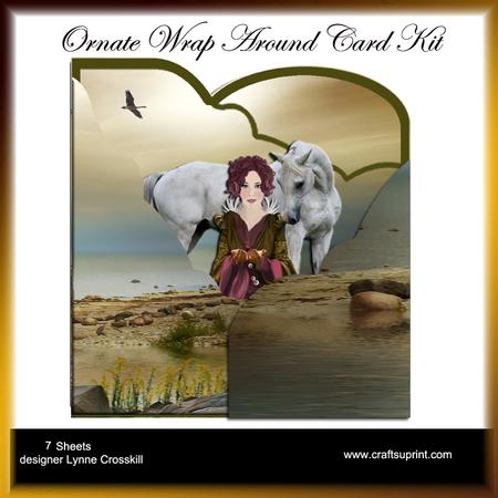 In the Cool of the Evening Wrap Around Gate Fold Card Kit